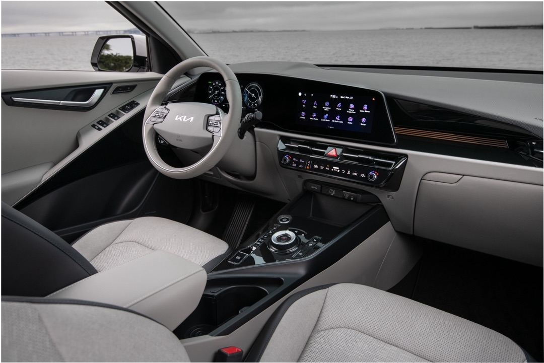 Sécurité et technologies à bord du Kia Niro EV 2025.